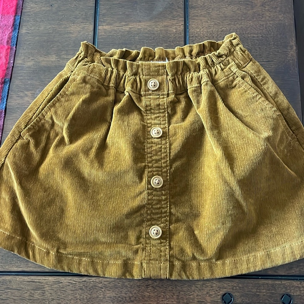 Crewcuts brown corduroy skirt - size 3t